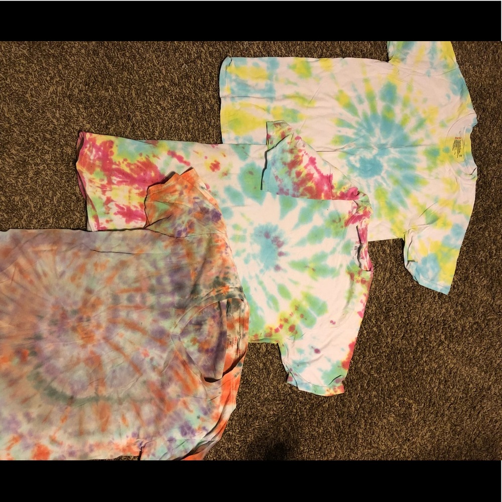 Lot of 3 tye dye shirts - tie dyed T-shirt’s